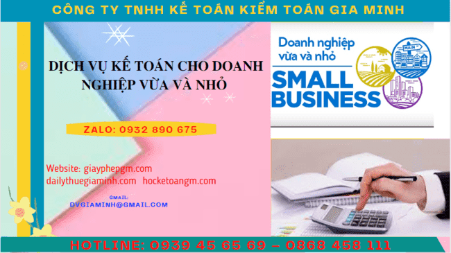 Dịch vụ kế toán cho doanh nghiệp vừa và nhỏ tại Bình Phước