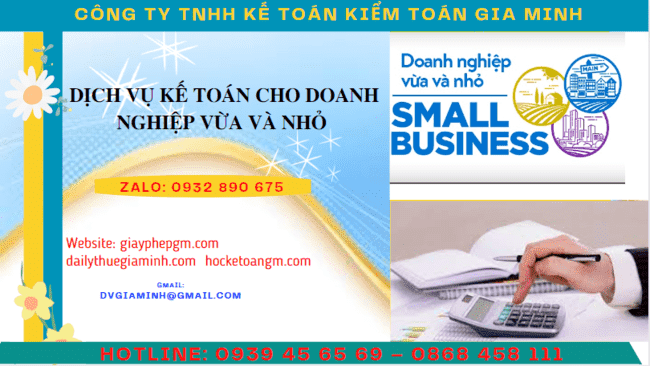 Dịch vụ làm sổ sách kế toán cho doanh nghiệp nhỏ tại Cà Mau