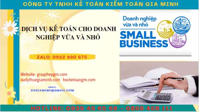 Dịch vụ kế toán cho doanh nghiệp vừa và nhỏ tại điện biên 4 Dịch vụ kế toán cho doanh nghiệp vừa và nhỏ tại điện biên