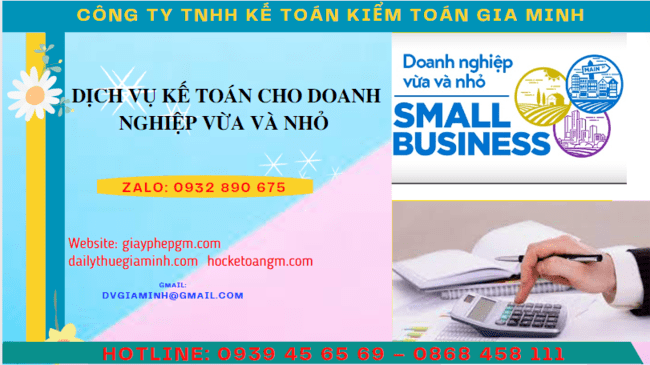 Dịch vụ kế toán cho doanh nghiệp vừa và nhỏ tại hòa bình 4 Dịch vụ kế toán cho doanh nghiệp vừa và nhỏ tại hòa bình