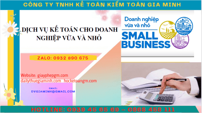 Dịch vụ kế toán cho doanh nghiệp vừa và nhỏ tại Long An