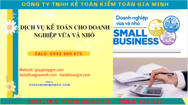 Dịch vụ kế toán cho doanh nghiệp vừa và nhỏ tại Phú Yên 3 Dịch vụ làm sổ sách kế toán cho doanh nghiệp nhỏ tại Phú Yên