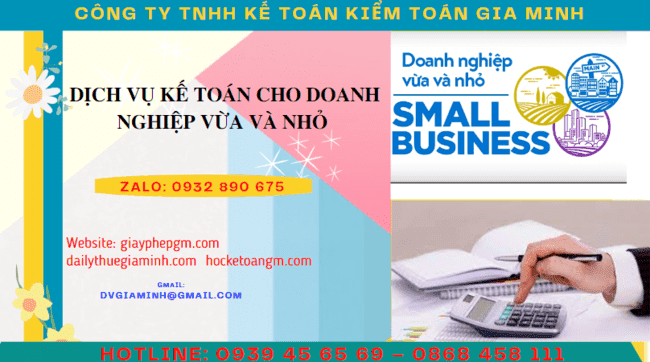 Dịch vụ kế toán cho doanh nghiệp vừa và nhỏ tại sơn la 4 Dịch vụ làm sổ sách kế toán cho doanh nghiệp nhỏ tại Sơn La