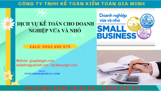 Dịch vụ kế toán cho doanh nghiệp vừa và nhỏ tại thái nguyên 4 Dịch vụ làm sổ sách kế toán cho doanh nghiệp nhỏ tại Thái Nguyên