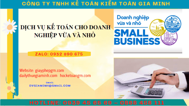 Dịch vụ kế toán cho doanh nghiệp vừa và nhỏ tại Thừa Thiên Huế