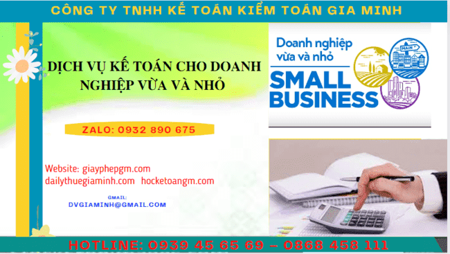 Dịch vụ làm sổ sách kế toán cho doanh nghiệp nhỏ tại Trà Vinh