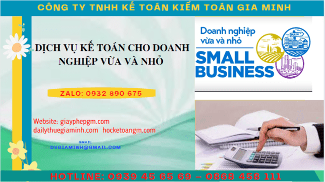 Dịch vụ làm sổ sách kế toán cho doanh nghiệp nhỏ tại Vĩnh Long