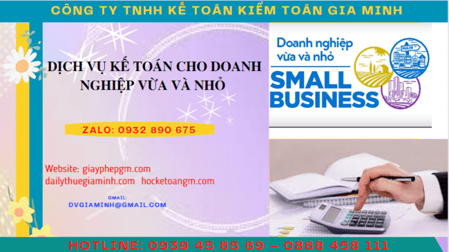 Dịch vụ làm sổ sách kế toán cho doanh nghiệp nhỏ tại Vĩnh Phúc
