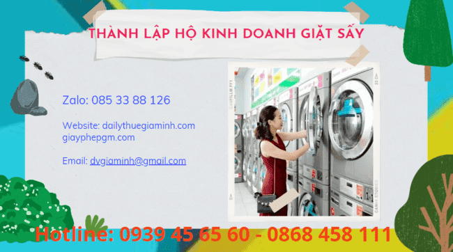 Thành lập hộ kinh doanh giặt sấy tại Sơn La 6 Hồ sơ thành lập hộ kinh doanh giặt sấy tại Sơn La