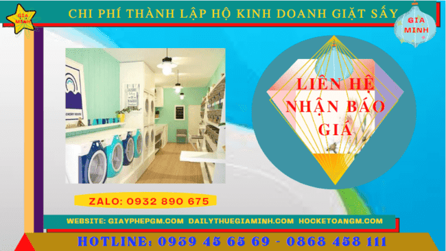 Thành lập hộ kinh doanh giặt sấy tại Sơn La 5 Mở cửa hàng giặt sấy cần bao nhiêu vốn tại Sơn La