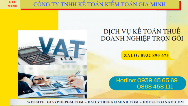 Đơn vị cung cấp dịch vụ kế toán thuế doanh nghiệp ở Hà Tĩnh 