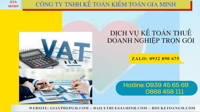 Đơn vị cung cấp dịch vụ kế toán thuế doanh nghiệp ở Nghệ An 