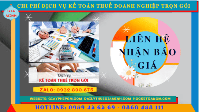 DỊCH VỤ KẾ TOÁN THUẾ DOANH NGHIỆP TRỌN GÓI TẠI BÀ RỊA VŨNG TÀU 5 Bảng giá dịch vụ kế toán doanh nghiệp ở Bà Rịa Vũng Tàu