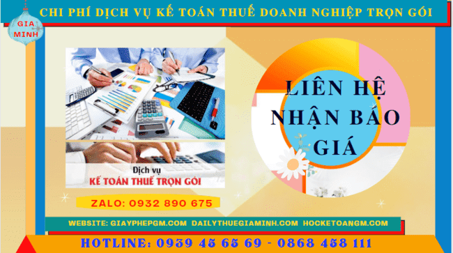 Bảng giá dịch vụ kế toán doanh nghiệp ở Vũng Tàu 