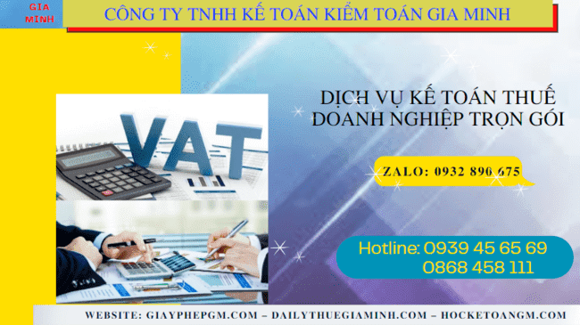 Đơn vị cung cấp dịch vụ kế toán thuế doanh nghiệp ở Quảng Trị 