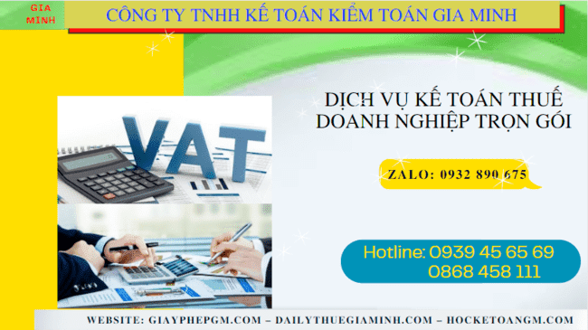 Đơn vị cung cấp dịch vụ kế toán thuế doanh nghiệp ở Thanh Hóa 