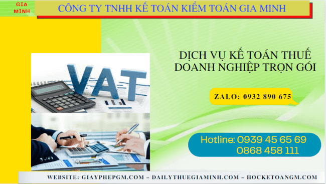 Đơn vị cung cấp dịch vụ kế toán thuế doanh nghiệp ở Huế 