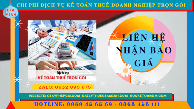 Bảng giá dịch vụ kế toán doanh nghiệp ở Gia Lai 