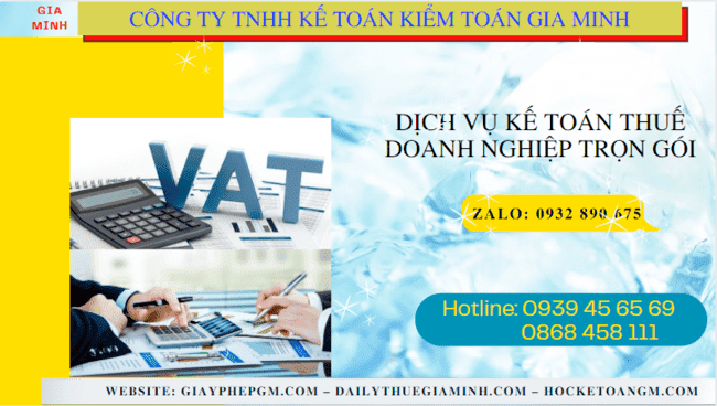 Đơn vị cung cấp dịch vụ kế toán thuế doanh nghiệp ở Thừa Thiên Huế 