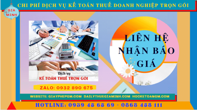 Bảng giá dịch vụ kế toán doanh nghiệp ở Lâm Đồng 
