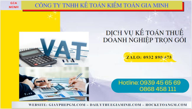 Đơn vị cung cấp dịch vụ kế toán thuế doanh nghiệp ở Hà Nam 