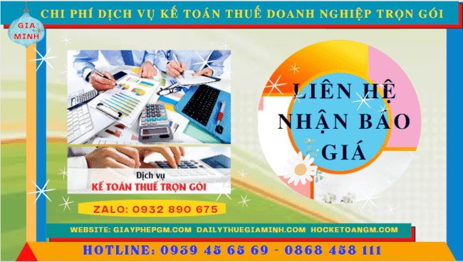 Bảng giá dịch vụ kế toán doanh nghiệp ở Bình Thuận 