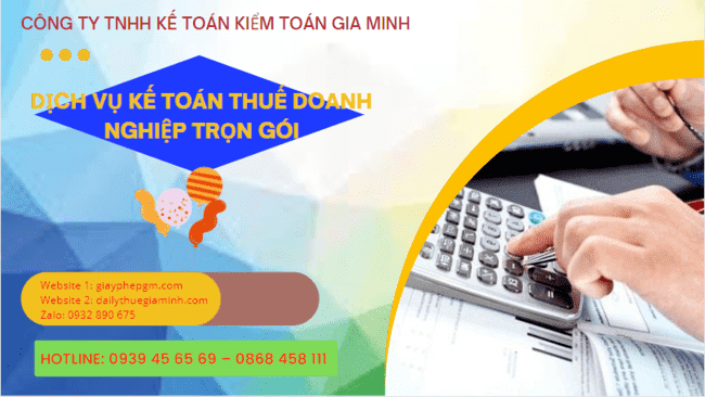 Dịch vụ kế toán thuế doanh nghiệp trọn gói tại Hà Tĩnh