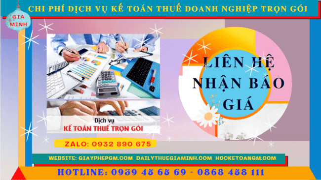 DỊCH VỤ KẾ TOÁN THUẾ DOANH NGHIỆP TRỌN GÓI TẠI KHÁNH HÒA - CHUYÊN NGHIỆP, UY TÍN 9 Bảng giá dịch vụ kế toán doanh nghiệp ở Khánh Hòa