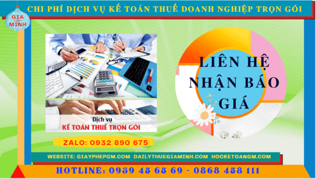 Bảng giá dịch vụ kế toán doanh nghiệp ở Ninh Thuận 