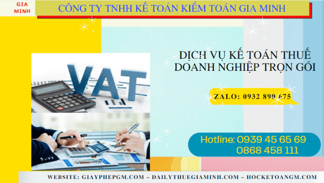 Đơn vị cung cấp dịch vụ kế toán thuế doanh nghiệp ở Nam Định 