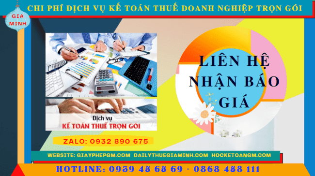 Bảng giá dịch vụ kế toán doanh nghiệp ở Quảng Trị 