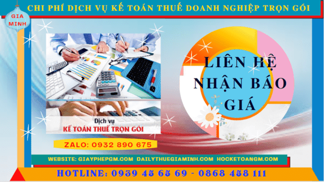 Bảng giá dịch vụ kế toán doanh nghiệp ở Thanh Hóa 