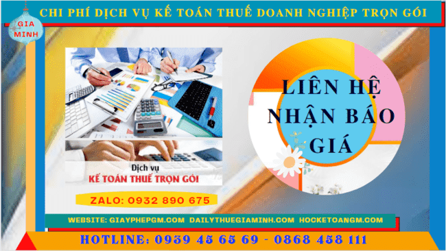 Bảng giá dịch vụ kế toán doanh nghiệp ở Huế 