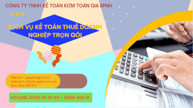 Dịch vụ kế toán thuế doanh nghiệp trọn gói tại Thanh Hóa