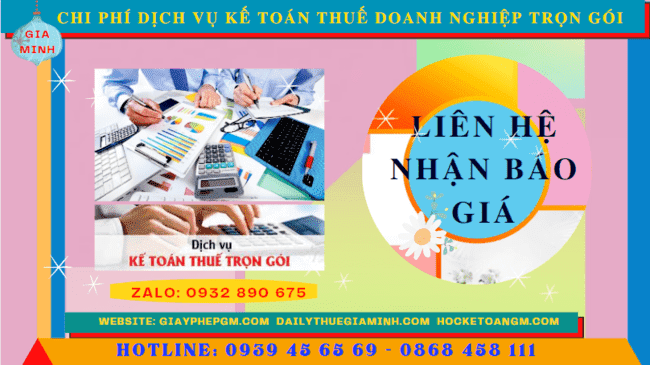 Bảng giá dịch vụ kế toán doanh nghiệp ở Hưng Yên 