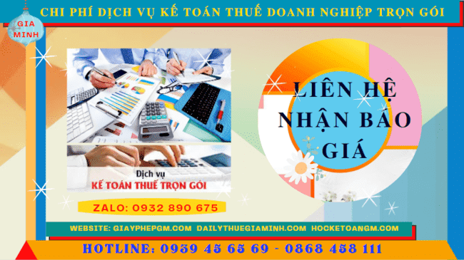 Bảng giá dịch vụ kế toán doanh nghiệp ở TP Hưng Yên 