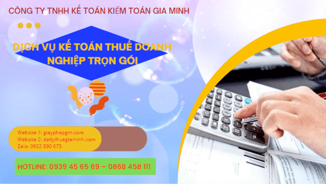 Dịch vụ kế toán thuế doanh nghiệp trọn gói tại TT Huế