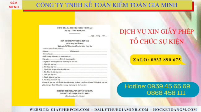 Dịch Vụ Xin Giấy Phép Tổ Chức Sự Kiện Uy Tín & Nhanh Chóng Tại Nghệ An 4 Dịch vụ xin giấy phép tổ chức sự kiện chuyên nghiệp tại Nghệ An