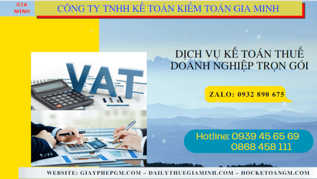 Đơn vị cung cấp dịch vụ kế toán thuế doanh nghiệp ở Bắc Kạn 