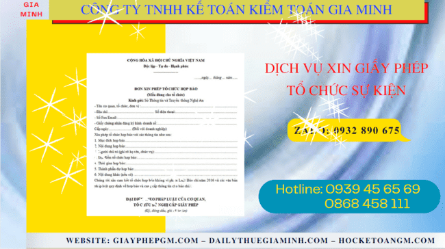 Dịch vụ xin giấy phép tổ chức sự kiện tại quảng bình 4 Dịch vụ xin giấy phép tổ chức sự kiện chuyên nghiệp tại Quảng Bình