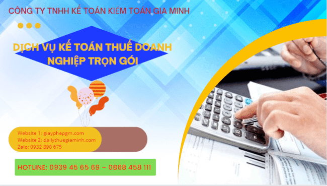 Dịch vụ kế toán thuế doanh nghiệp trọn gói tại Thừa Thiên Huế