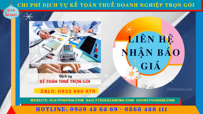 Bảng giá dịch vụ kế toán doanh nghiệp ở Thái Bình 