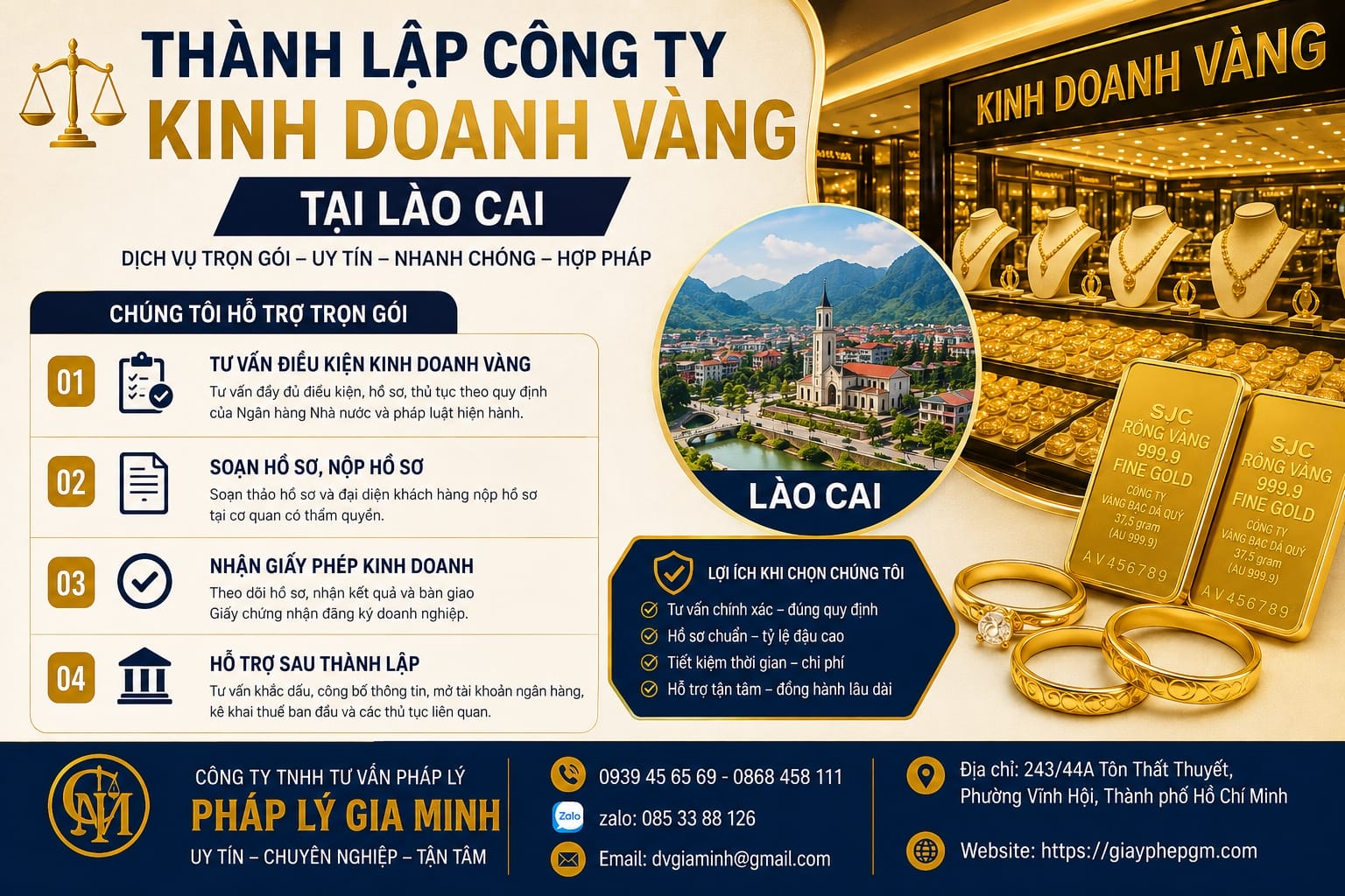 Thành Lập Công Ty Kinh Doanh Vàng Tại Lào Cai – Điều Kiện, Hồ Sơ Và Kinh Nghiệm Thực Tế Mới Nhất 10 Thành lập công ty kinh doanh vàng tại Lào Cai