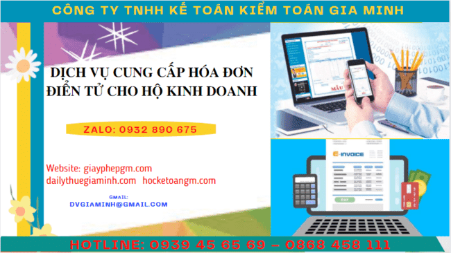 Dịch vụ hóa đơn điện tử dành cho hộ kinh doanh tại Thành phố Sông Công - 