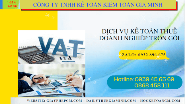 Đơn vị cung cấp dịch vụ kế toán thuế doanh nghiệp ở Thái Nguyên 