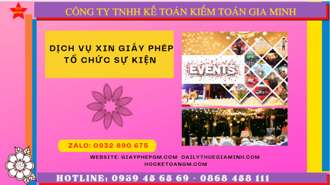 DỊCH VỤ XIN GIẤY PHÉP TỔ CHỨC SỰ KIỆN TẠI QUẢNG TRỊ 6 Thủ tục xin giấy phép tổ chức sự kiện trọn gói tại Quảng Trị