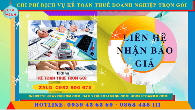 Bảng giá dịch vụ kế toán doanh nghiệp ở Bắc Kạn 