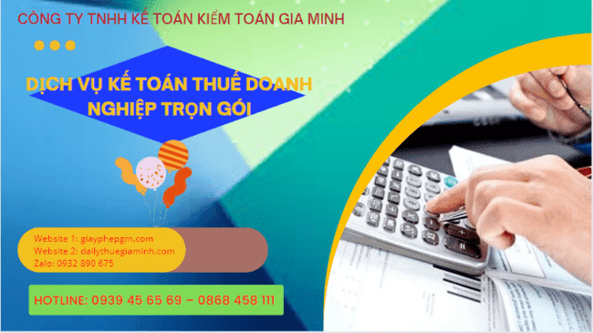 Dịch vụ kế toán thuế doanh nghiệp trọn gói tại Ninh Bình