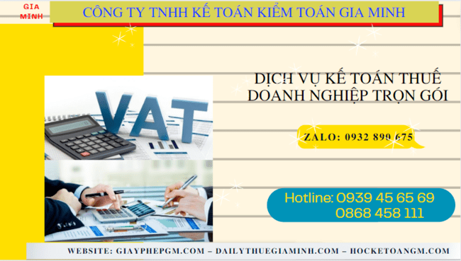 Đơn vị cung cấp dịch vụ kế toán thuế doanh nghiệp ở Lào Cai 