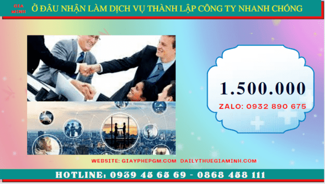 Chi phí dịch vụ thành lập công ty trọn gói tại Quảng Nam